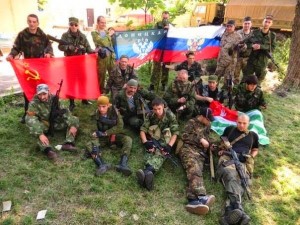 Milicianos en la República Popular de Donetz. (2014)